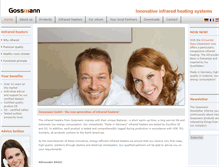 Tablet Screenshot of gossmann.eu